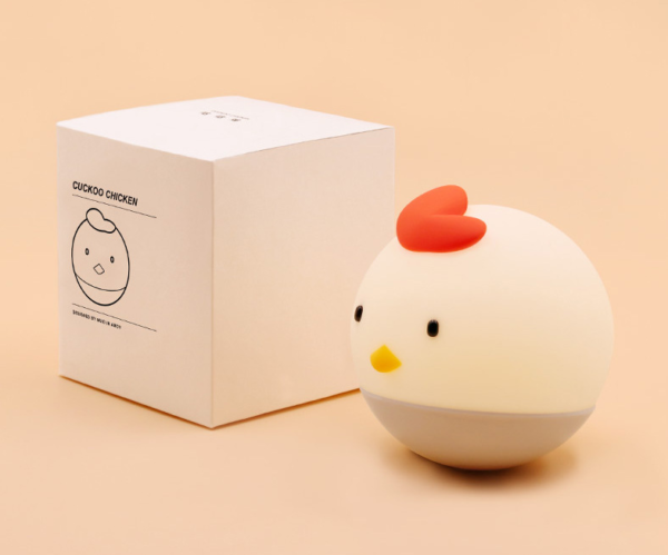 Novelty Smart Touch Sensor Chicken Baby Kids Lamp Night Light Kawaii Chick Tumbler Room Decor Rechargeable Silicone Night Lamp - Image 7