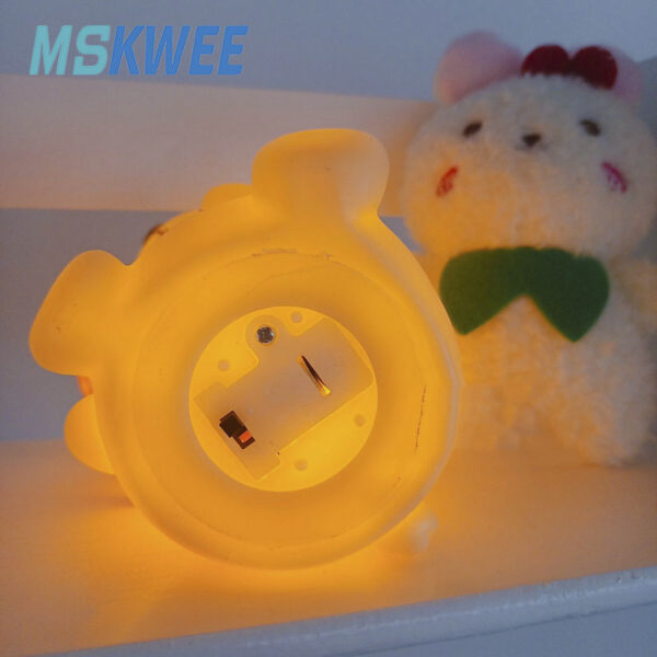 Children's Bedroom Decor Battery Powered Led Lamp Cute PVC Bear Animal Baby Night Light Christmas Birthday Gift - Image 4