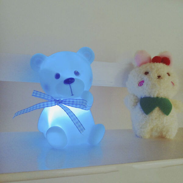 Children's Bedroom Decor Battery Powered Led Lamp Cute PVC Bear Animal Baby Night Light Christmas Birthday Gift - Image 7