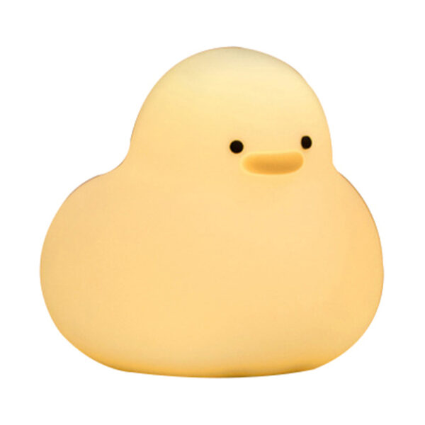 Kawaii Duck Silicone Lamp for Kids Baby Night Light Bedroom Decoration Duck Desklamp Desktop Ornament Pat Night Lights - Image 5