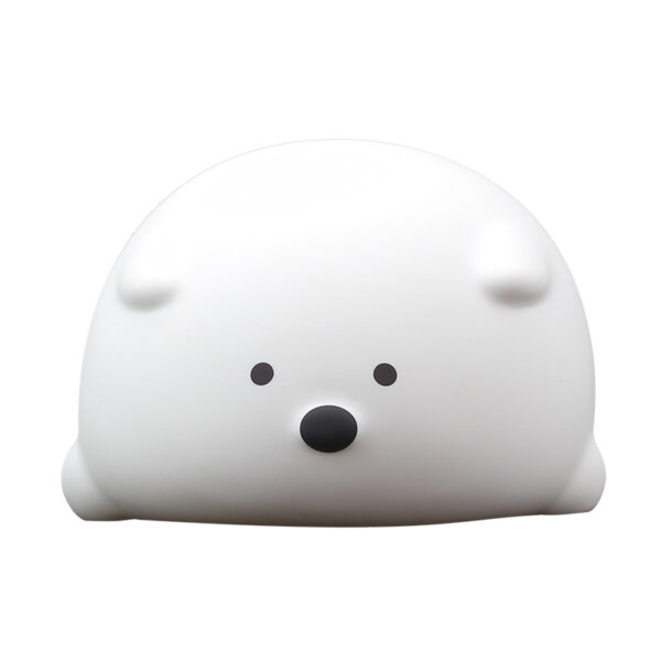 Cute Bear USB Rechargeable LED Night Light Silicone Touch Sensor Colorful Lamp Bedside Bedroom for Kids Children Baby - Image 6