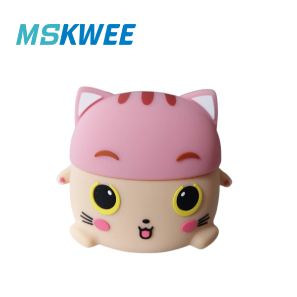 Led Children Night Light Rechargeable Silicone Squishy Cat Lamp Child Holiday Gift Hat Detachable Creative Bedroom Desktop Lamp