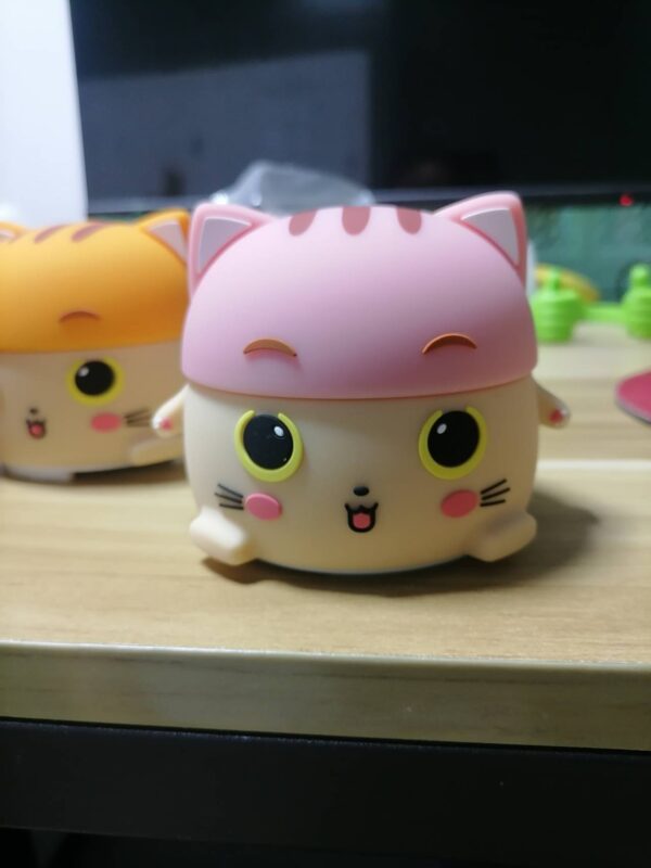 Led Children Night Light Rechargeable Silicone Squishy Cat Lamp Child Holiday Gift Hat Detachable Creative Bedroom Desktop Lamp - Image 8