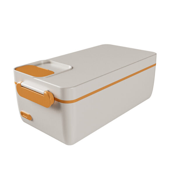 Mskwee 40W Cordless Electric Lunch Box 1L Self-Heating Lunchbox Food Warmer for Work Travel Meal Prep